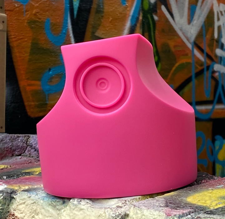 Banana Skinny Cap DIY Pink vinyl figure by Playful Gorilla x Tenacious Toys