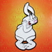 Ron English Cereal Killers Enamel Pin Tricky the Obese Rabbit Pin Ron English