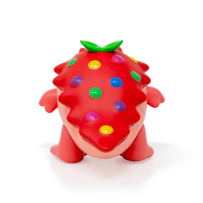 Strawberry Snail 4-inch soft vinyl toy by Anonymous Rat