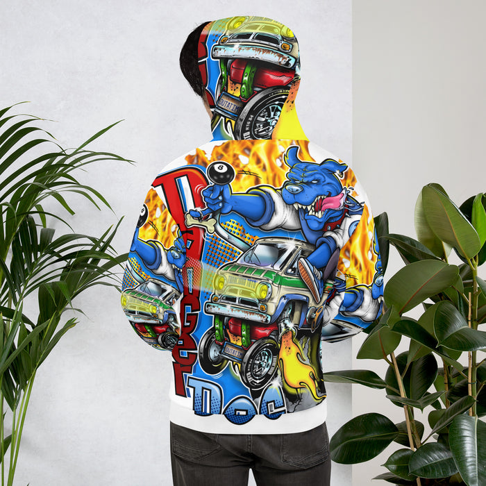 Dog Fink All-Over Print Hoodie by Christian Trivellone