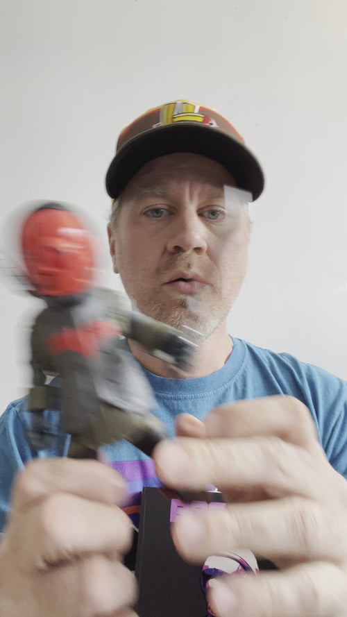 Bastard Wraith Red Hood Edition by Rios Palante Vinyl Art Toy Strangecat