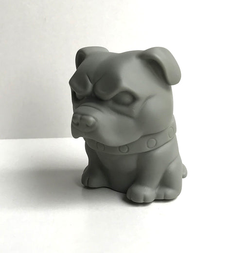 Danger Dog Gray DIY mini figure Vinyl Art Toy Tenacious Toys