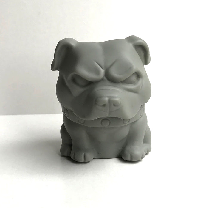 Danger Dog Gray DIY mini figure Vinyl Art Toy Tenacious Toys