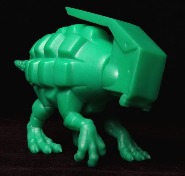 Ron English Dinogrenade Green Vinyl Art Toy Ron English