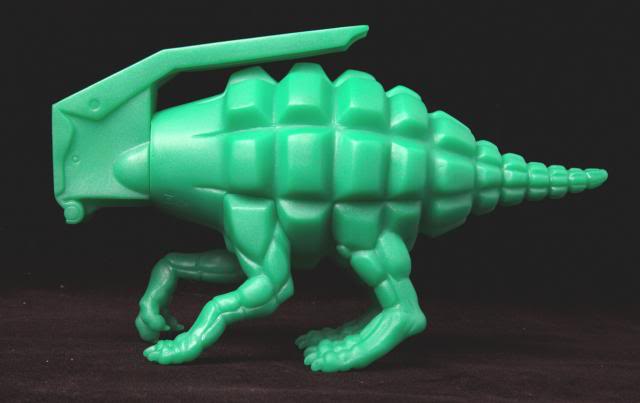 Ron English Dinogrenade Green Vinyl Art Toy Ron English