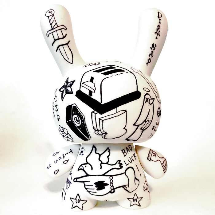Dirt Nap 7-inch custom Dunny by Eric Mckinley