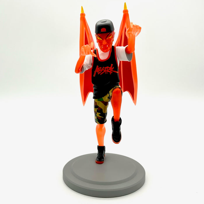 ABSTRK Vampiro Orange Glow Edition Vinyl Art Toy UVD Toys