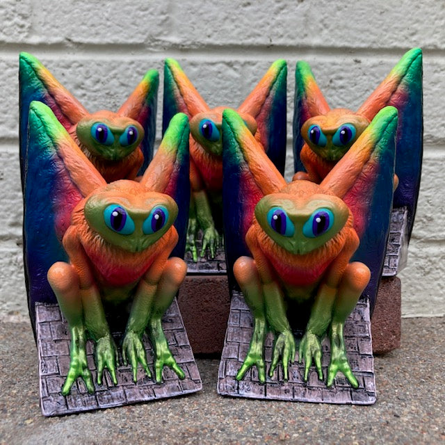 Rainbow Sunset custom Mothman by Ophelia Toys