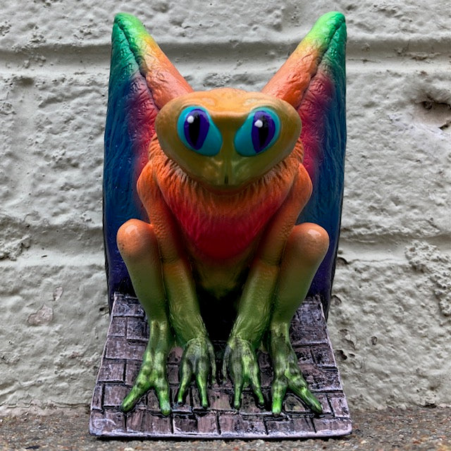 Rainbow Sunset custom Mothman by Ophelia Toys