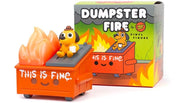 Lil Dumpster Fire This is Fine Edition Vinyl Figure Vinyl Art Toy 100soft