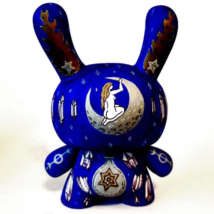 Moonlight 7-inch custom Dunny by Eric Mckinley