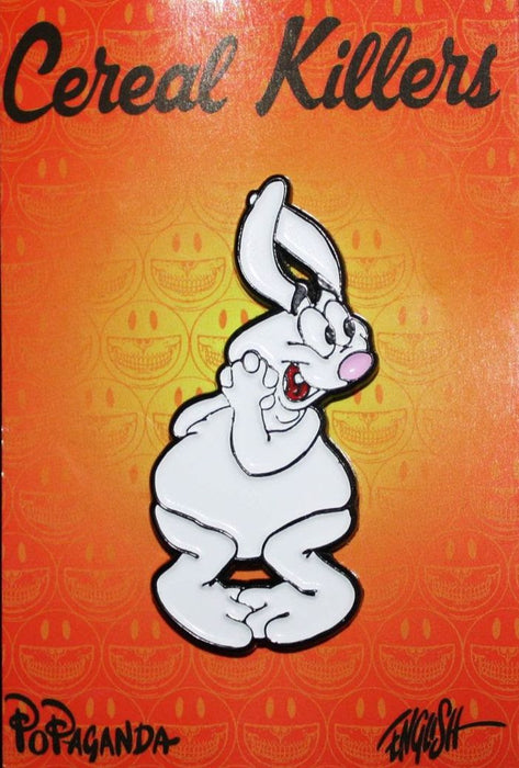 Ron English Cereal Killers Enamel Pin Tricky the Obese Rabbit