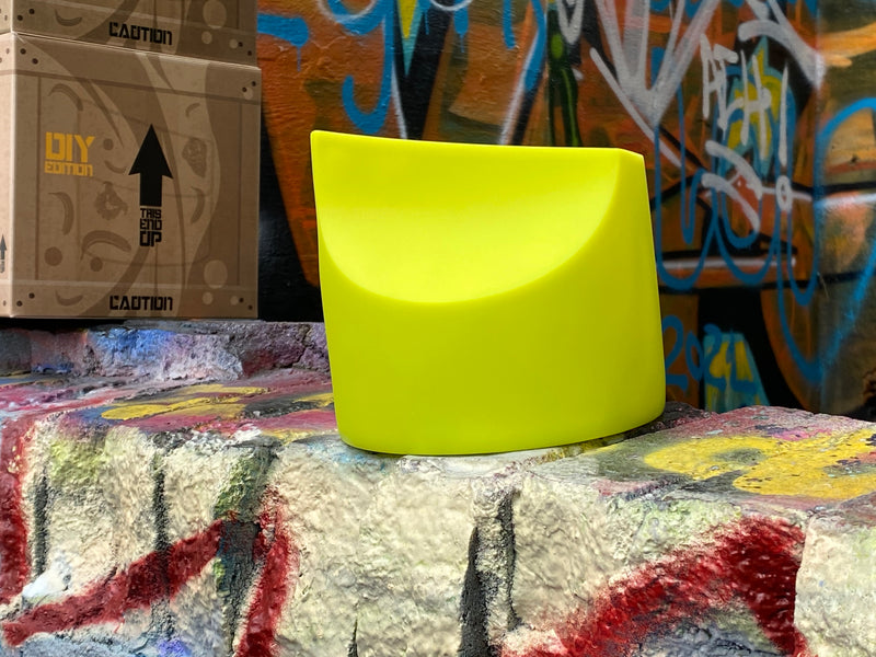 Banana Skinny Cap Lime Green Vinyl Art Toy Tenacious Toys
