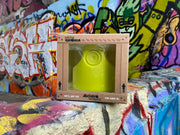Banana Skinny Cap Lime Green Vinyl Art Toy Tenacious Toys