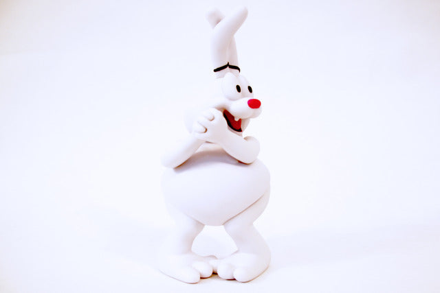 Tricky the Obese Rabbit 8-inch vinyl figure by Ron English Ron English Vinyl Art Toy Tenacious Toys®